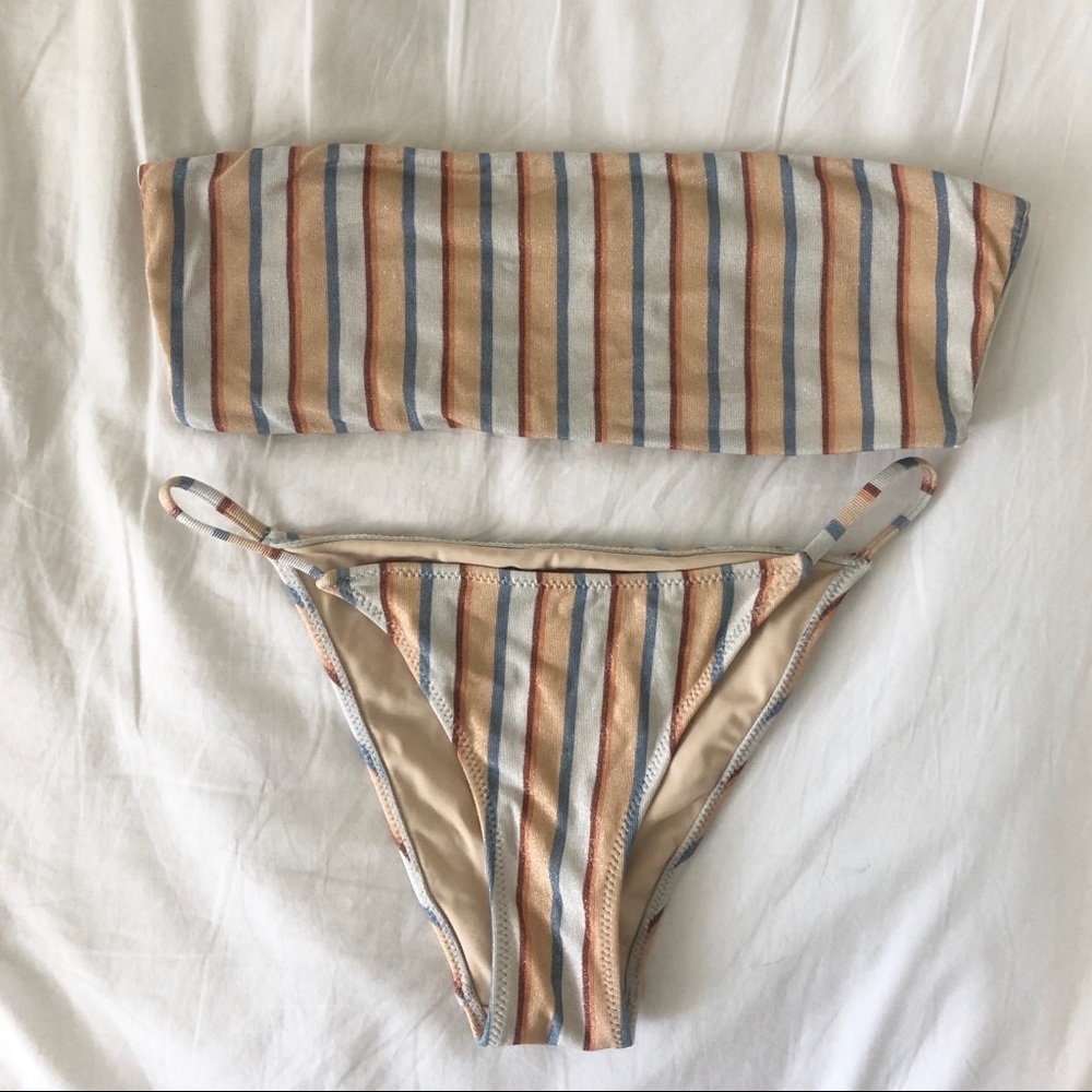 strapless bikini